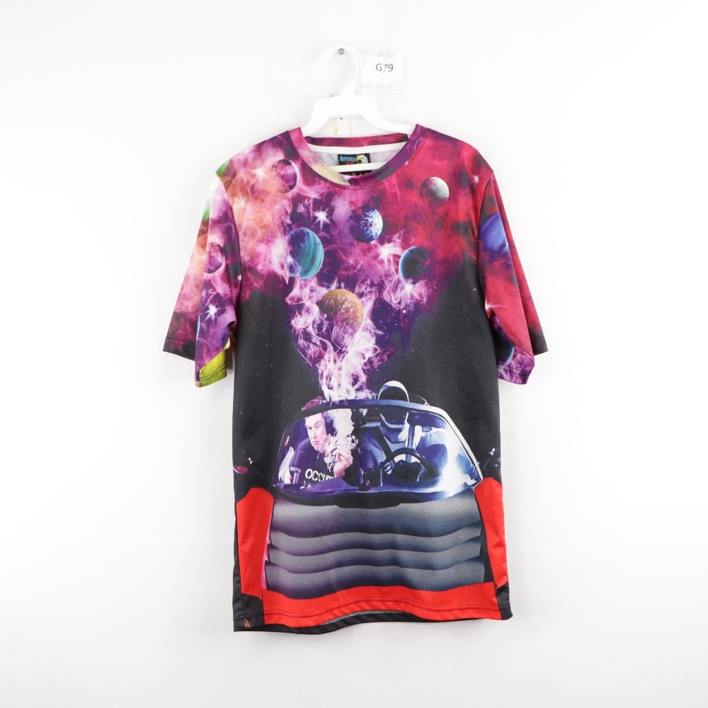 Funny Elon Musk Smoking SpaceX T Shirt Mens Small